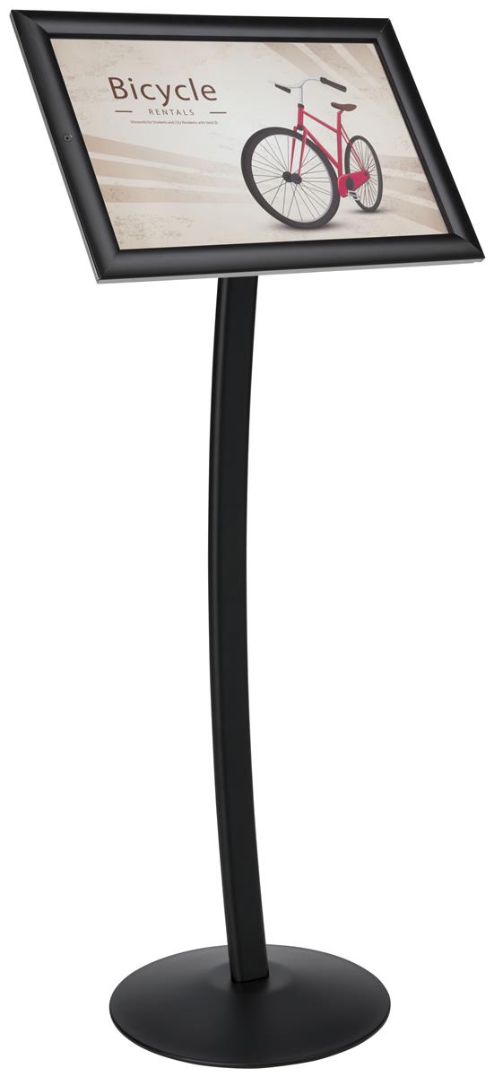 Outdoor Sign Pedestal Locking Snap Frame