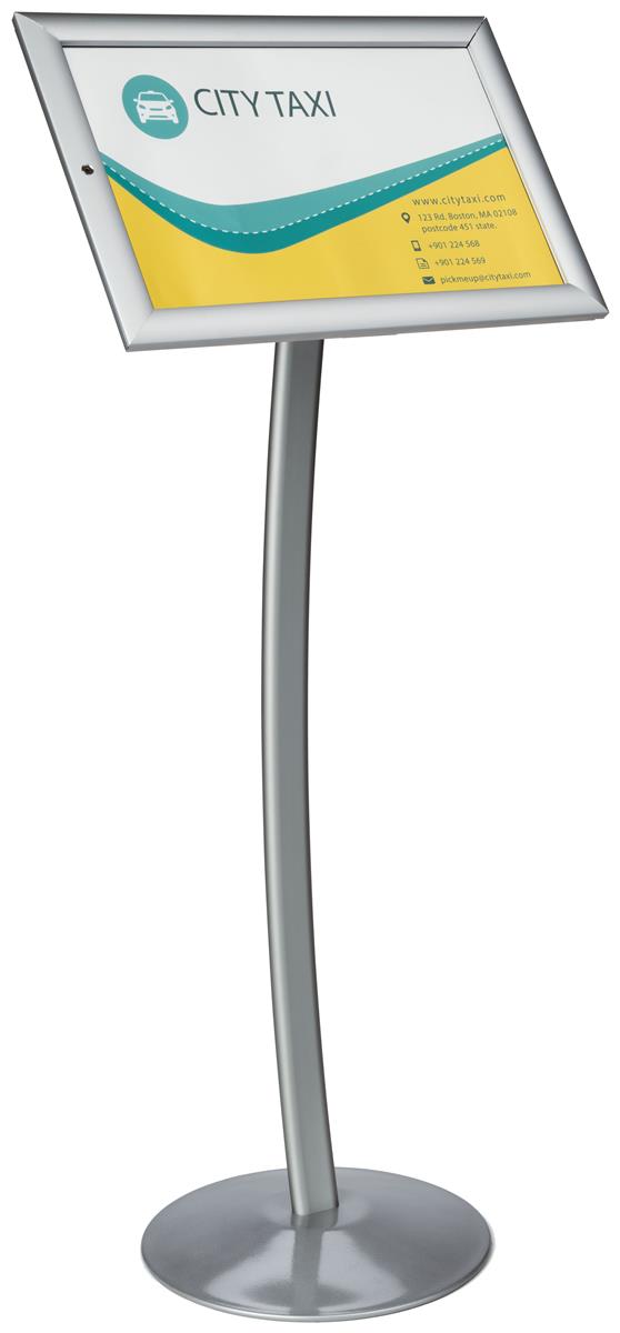 Outdoor Menu Pedestal Weather & Rust Resistant Aluminum