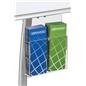 11" x 17" Silver Sign Stand with Literature Pocket and Brochure Divider