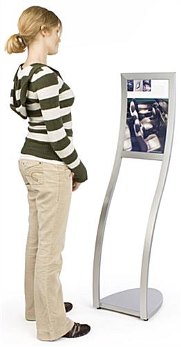 Sign Frames Feature Curved Design For 11"x 17" Posters