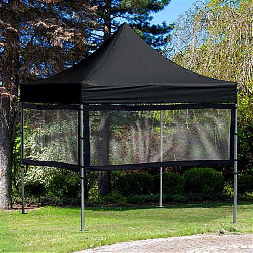Clear PVC Half-Wall for Tents Enviro Shot