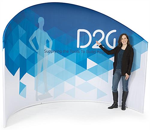 Trade Show Privacy Wall with Zipping Cover
