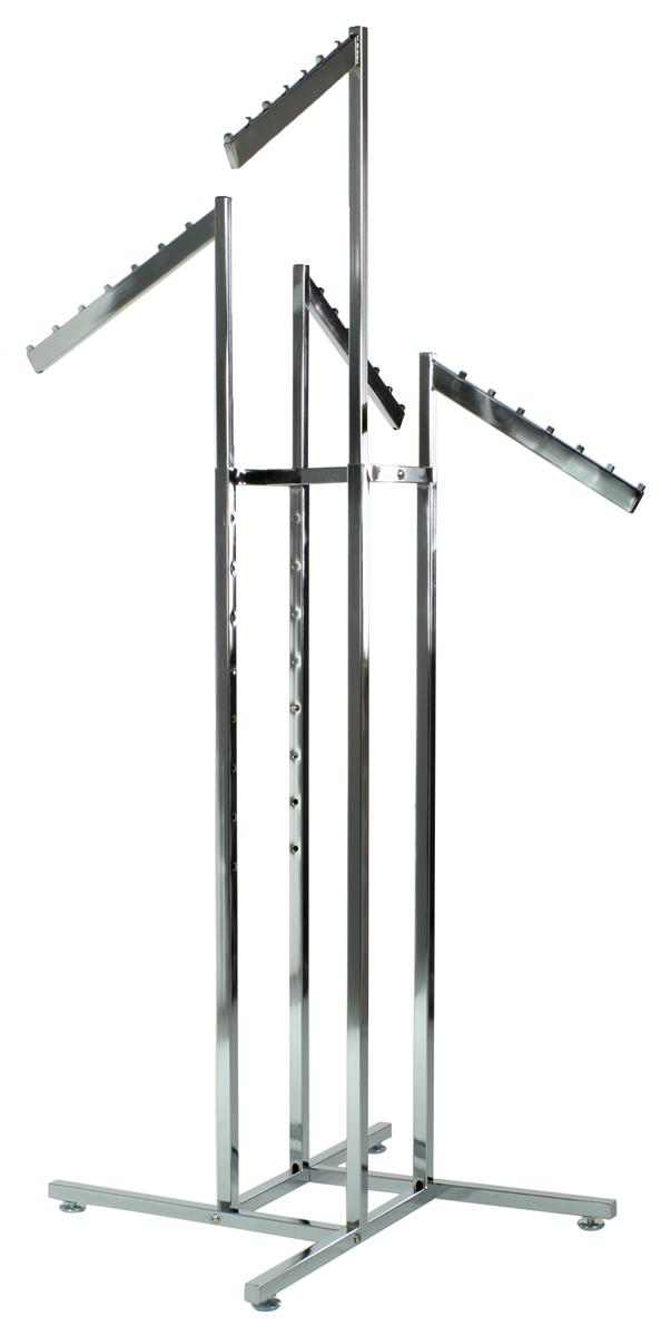 Garment Displays Clothing Rack With (4) Waterfall Stands
