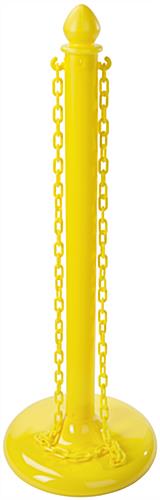 Outdoor Yellow Plastic Post Stanchions
