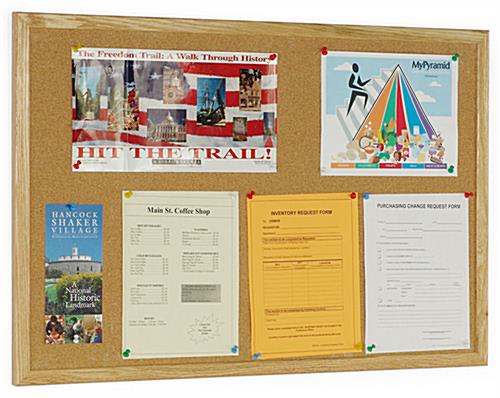 4 X 4 Framed Cork Bulletin Board Classroom And Office Use