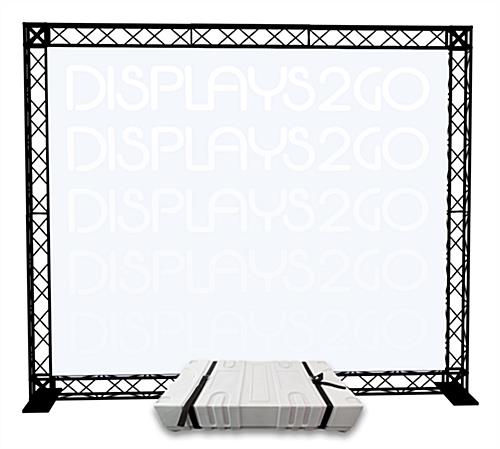 10’ Trade Show Truss Display, 8.5" Case Height