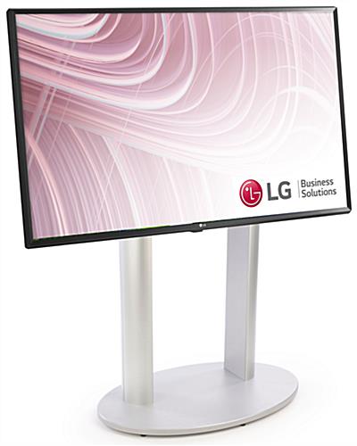 Digital signage TV screen with LG SuperSign content management software