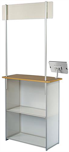 Promotional Counter with iPad Mount