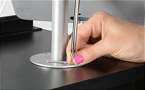 Exhibition Counter with iPad Holder