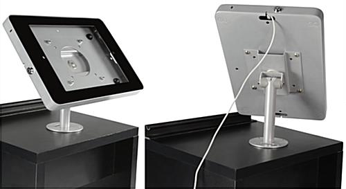 Pop Up Counter with Silver iPad Holder
