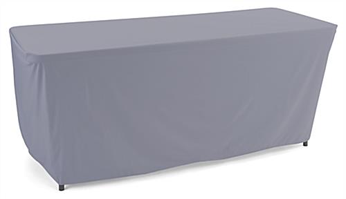 Gray convertible table cloth