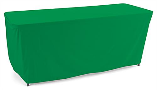 Vibrant kelly green convertible table cloth