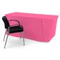 Pink convertible table cover with custom printing and heat transferred graphics 
