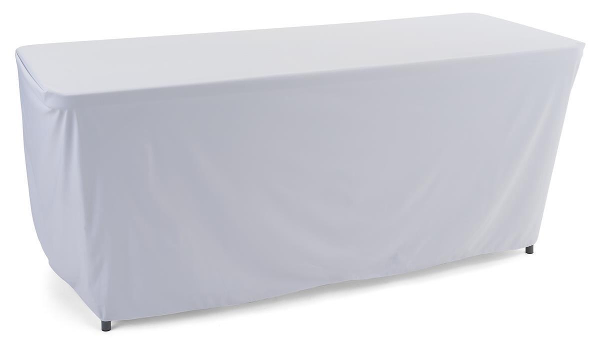 White convertible table cloth