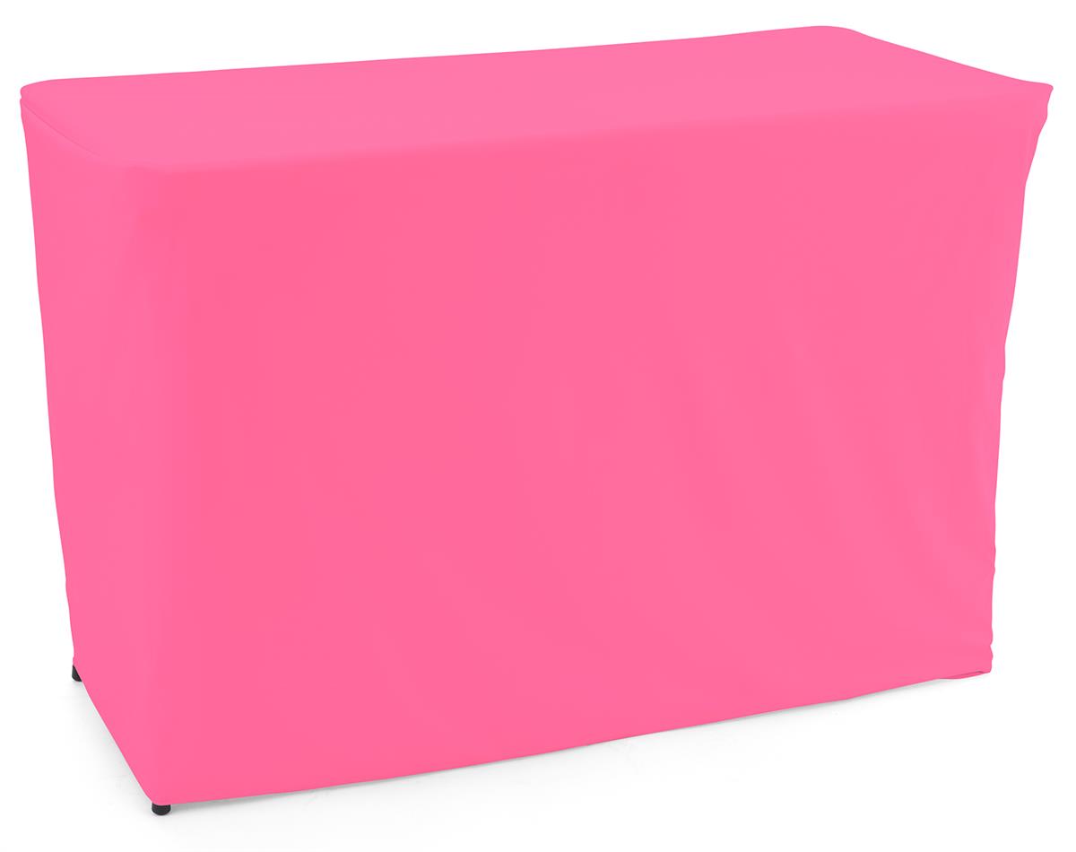 convertible table cloth with vibrant pink color