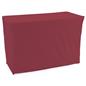 Convertible table cloth with burgundy color