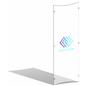 Custom UV printed clear replacement panel for CVWD series lecterns