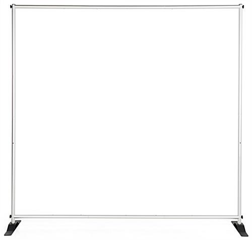 Back drop banner with easy to assemble frame 
