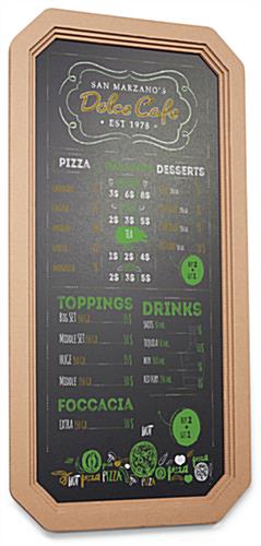 Large framed chalkboard sign with 3 layered border 