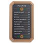 Small framed chalkboard sign is 100 percent recyclable 