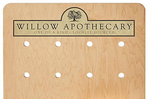 Pegboard Retail Display | Eco-Friendly Poplar Wood Build