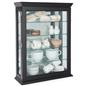 Wall mounted curio cabinet made of solid wood
