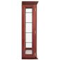 Wall mounted curio cabinet with wood material