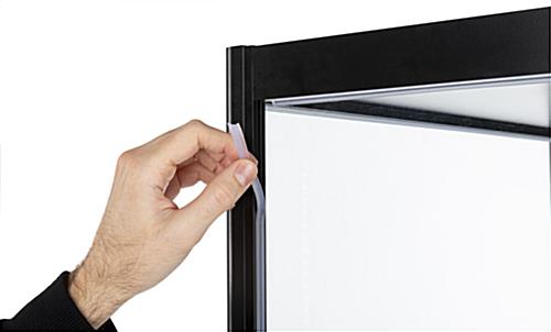 glass curio cabinet display tower with rattle-resisting silicone