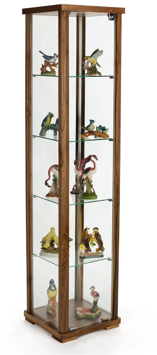 Glass Tower Showcase 15 75 W Natural, Glass Display Cabinets India