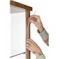 4-shelf glass curio cabinet incudes silicone strip