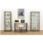 4-shelf glass curio cabinet for collectibles