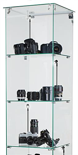 Display case spotlights are the ideal accessory