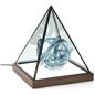 LED lighted pyramid glass box 