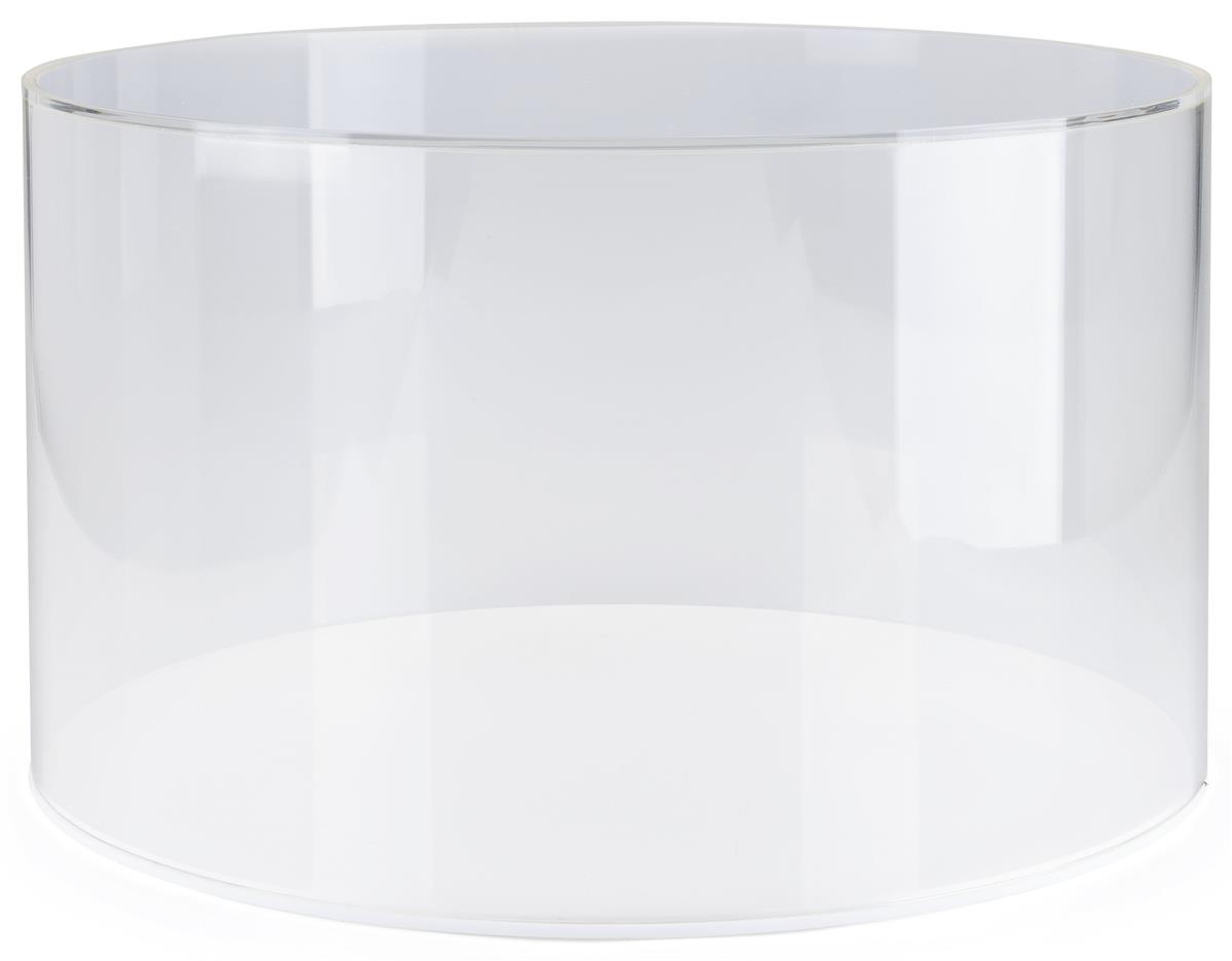Round Plexiglass Display Case Clear, Plexiglass Round Table Cover