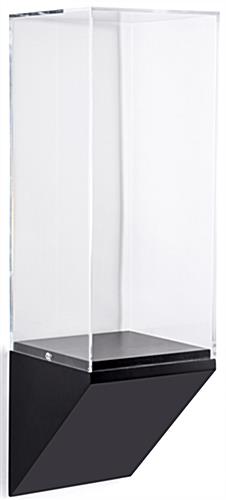 Wedge pedestal gallery wall display with 8" x 18" of exhibit space