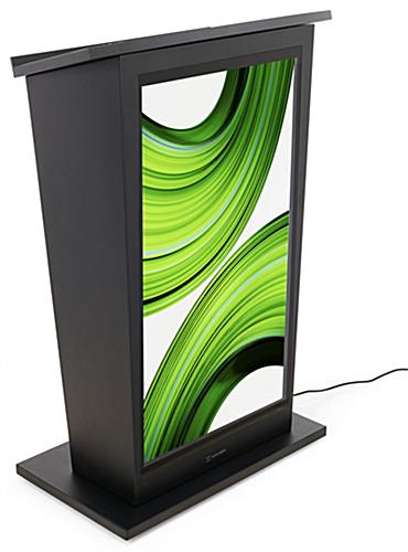 Digital podium with Android 7.1 operating system