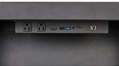 Digital podium with USB, LAN, HDMI and VGA inputs