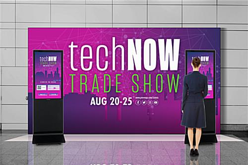 43" touch screen digital poster for trade shows