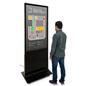 Digital display advertising floor stand with 55 inch screen size