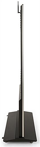 Digital display advertising floor stand with a thickness of 1.6 inches 