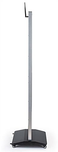 Freestanding magazine rack digital signage with slim design