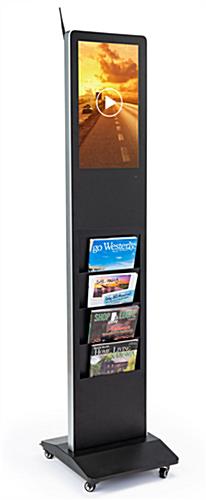 Magazine rack digital display system with DisplayIt! Express Software