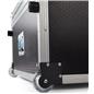 Padded hard travel case for DGBP series with two wheels