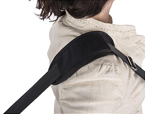 Literature stand carry bag with cushion for shoulder