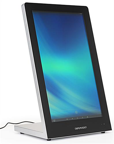 Touchscreen tabletop kiosk supports full HD video format