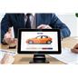 Countertop interactive touch signage with 1920 x 1080 HD screen resolution