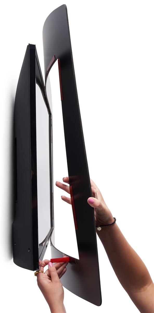 Stick-On Faceplate for Commercial Monitors with Custom Printing