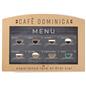 Stick-on faceplate for commercial monitors with custom printing and faux maple finish