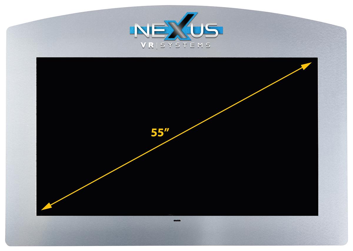 Stick-On Faceplate for Commercial Monitors with Custom Printing