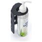 2 inch wide hand sanitizer bottle mount for wall or surface attachment 
